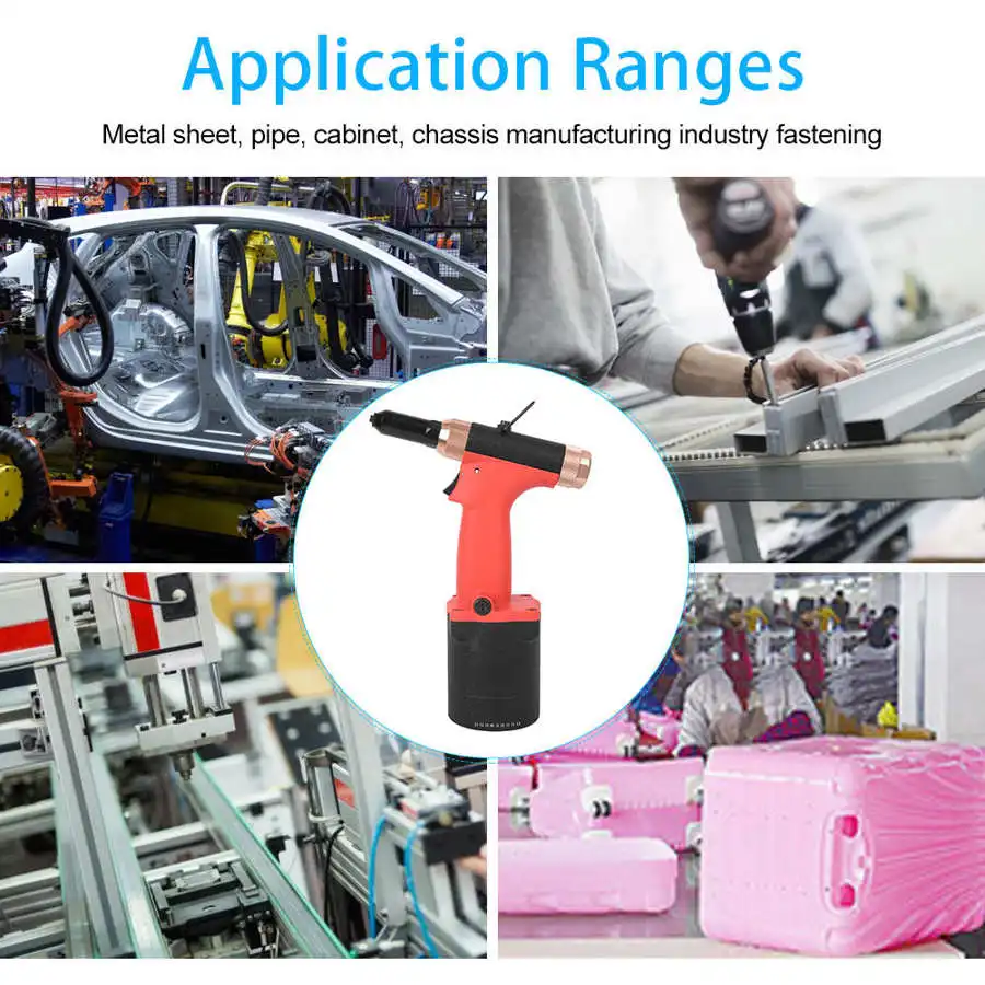 

Air Riveter Riveting Tool Pneumatic Machine Hydraulic-Type Industrial Grade Rotating Connector Electric Cordless Riveter Gun