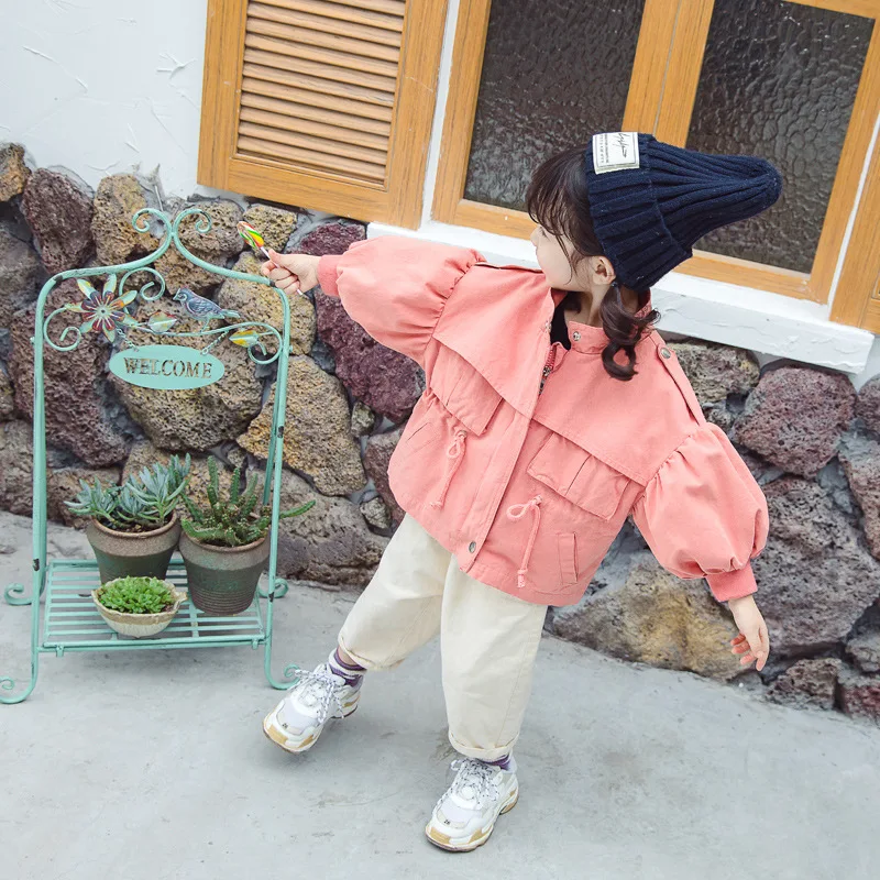 Новинка модная осенне-весенняя куртка для девочек детская одежда 2 4 6 7 лет