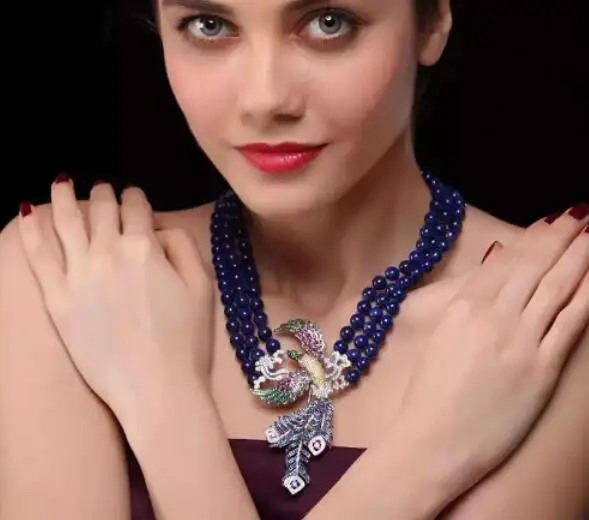 Ожерелье из лазурита и нефрита с натуральным белым жемчугом 8 мм 7-8 - купить по