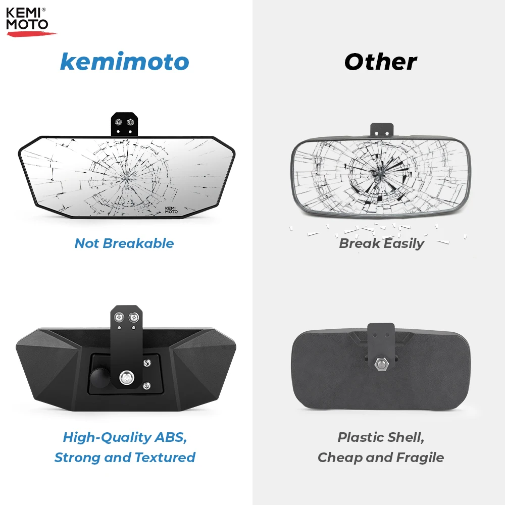 Зеркало заднего вида KEMIMOTO UTV для Polaris Ranger 500 570 900 XP 1000 ° 360 2017 2018 2019 2020 2021 | Автомобили