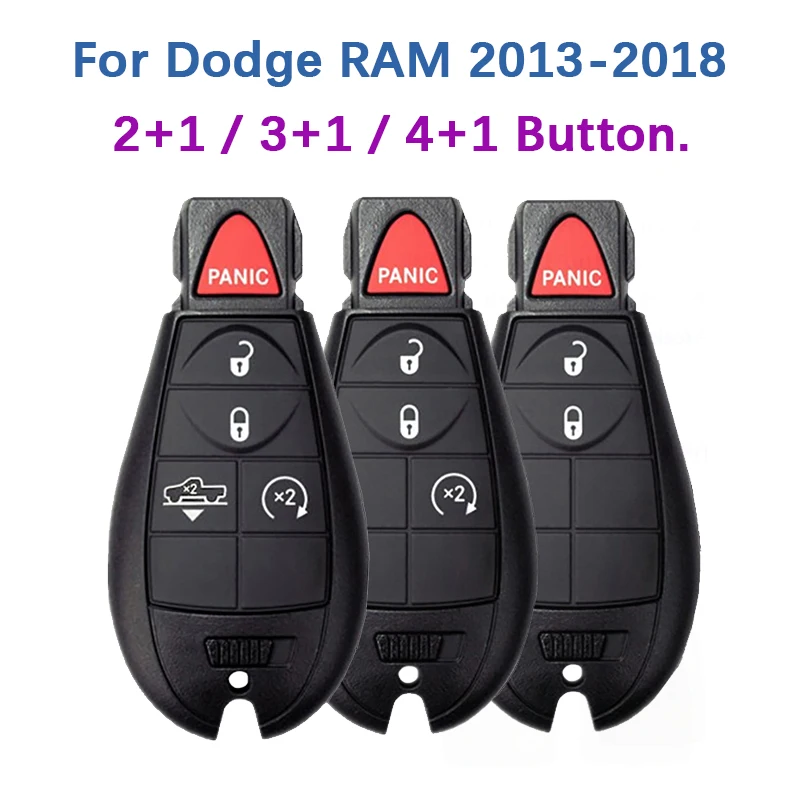 Оригинальный умный ключ для умного фобика с 3/2013 кнопками Dodge RAM 2016-с чипом PCF7961A |