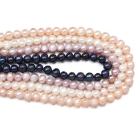 natural freshwater pearl beading high quality punch loose spacer beads for jewelry making diy bracelet neckalce accessories 36cm