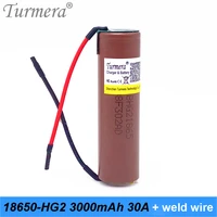 18650 hg2 3000mah battery 30a for screwdriver shura and electric bike 18650 3 6v rechargeable welding wire ma17