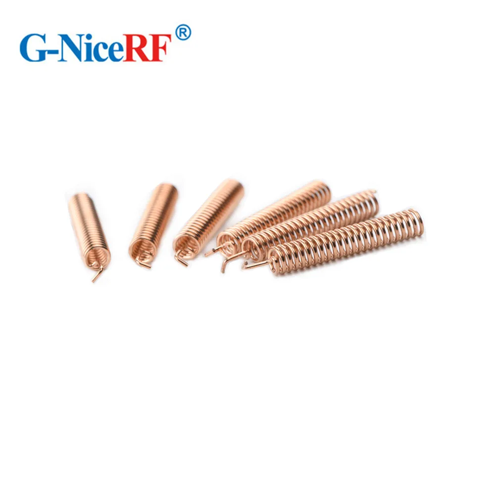 10pcs/lot SW433-TH32 433MHz Copper Spring Antenna for wireless RF module