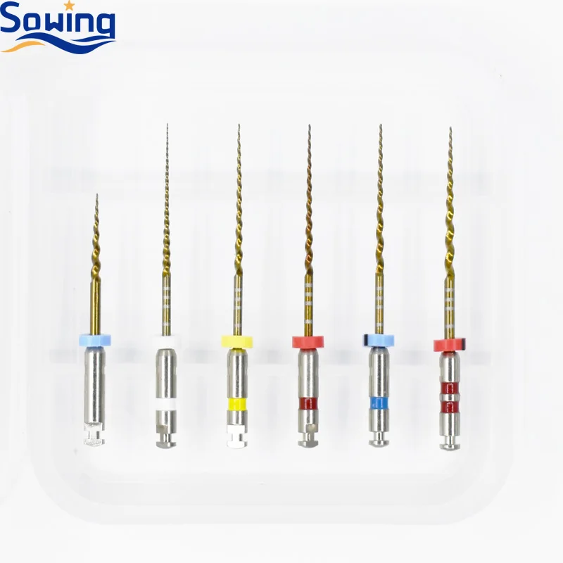 Endo Tools 04 и 06 конусные роторные напильники Flexi с золотой тепловой активацией|Файлы