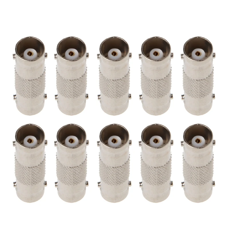 

10Pcs BNC Female To Female Connector Adapter For CCTV Video Surveillance System