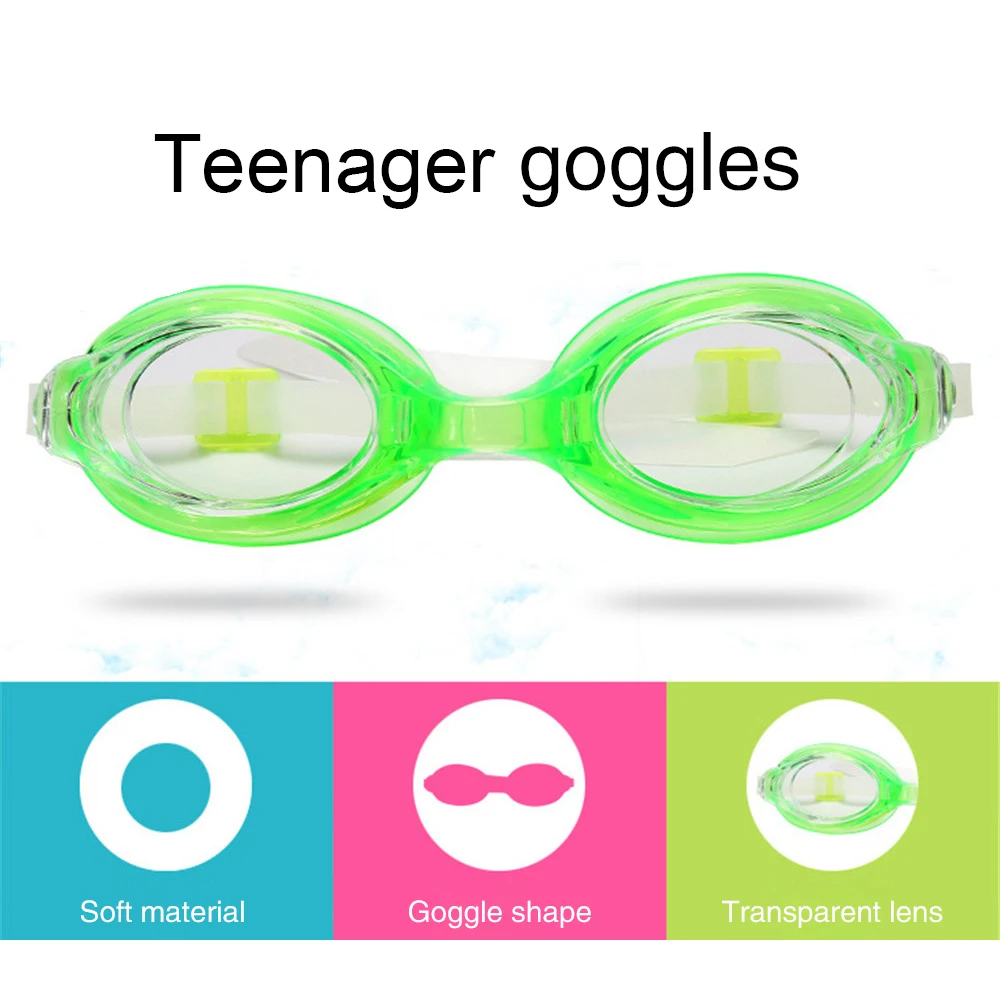 Детские подростковые плавательные очки HD Кремнеземные милые Мультяшные