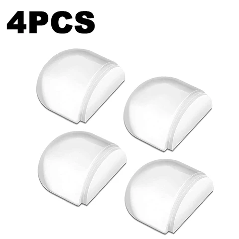4pcs PORTA DE PORTA PORTA TRANSPARENTE ATRILHA DE ACRYLIC PARAPA ALGUMA ADMELAÇÃO ALGUÉM DE PAREDE OFERECIM