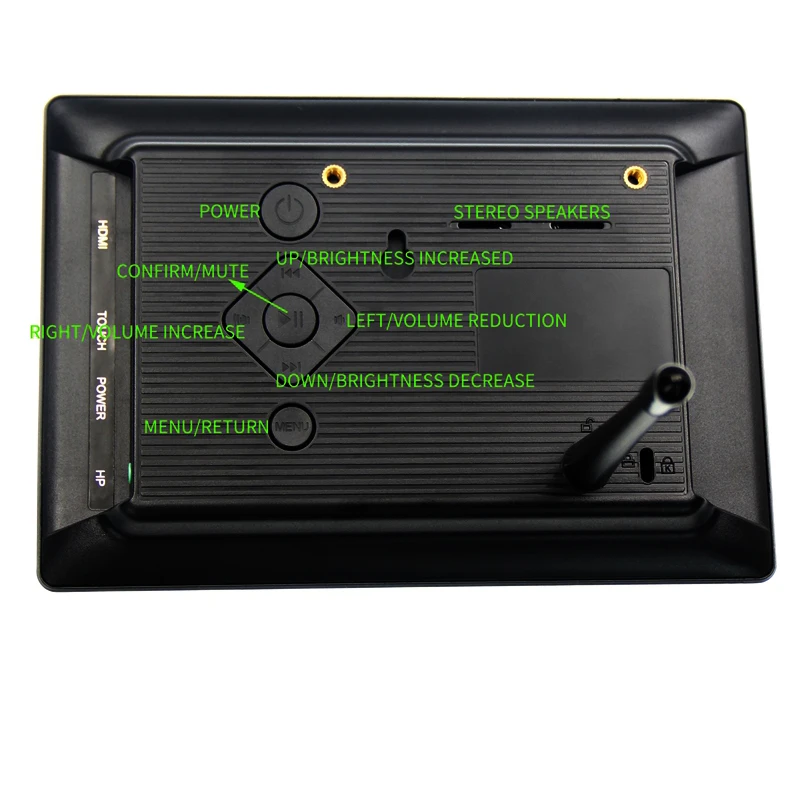 7 дюймов Raspberry Pi 4 IPS сенсорный Экран 1024x600 ЖК дисплей Регулируемый Яркость Дисплей