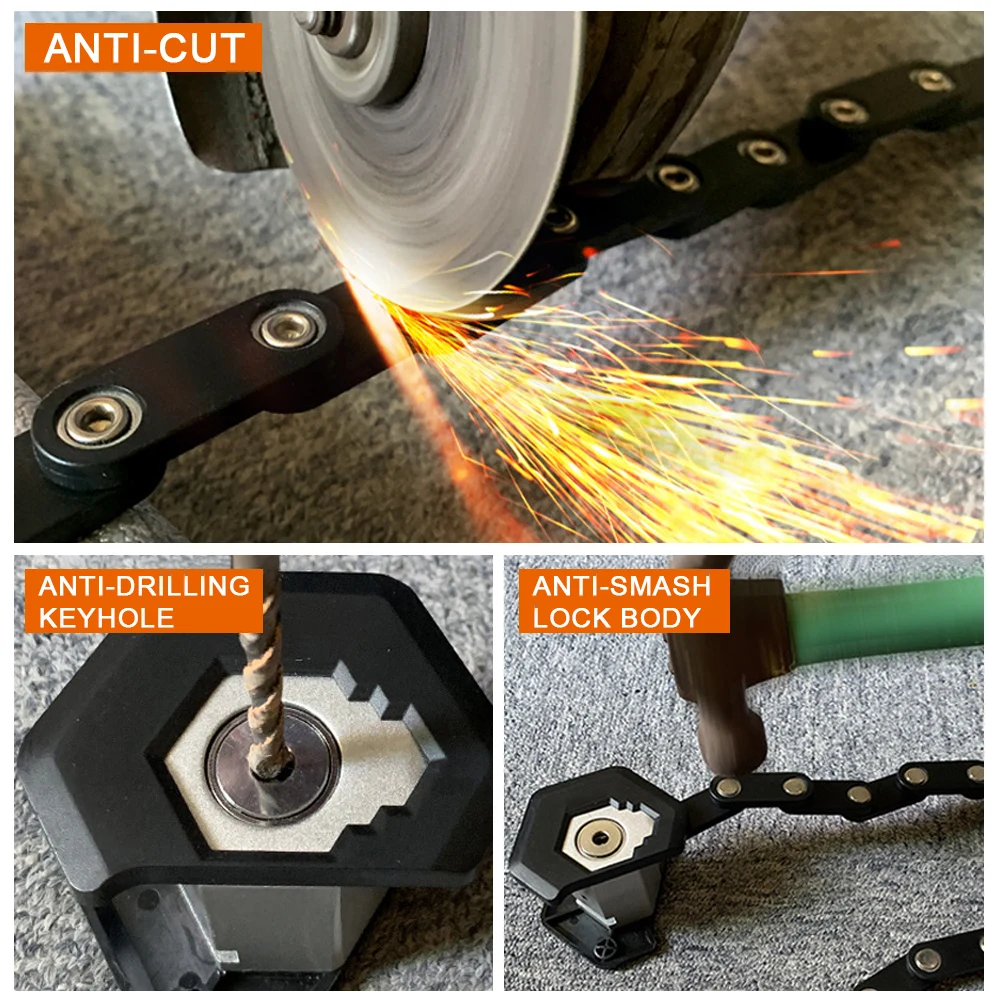 Складной велосипедный замок с защитой от кражи надежный типа гамбургера из