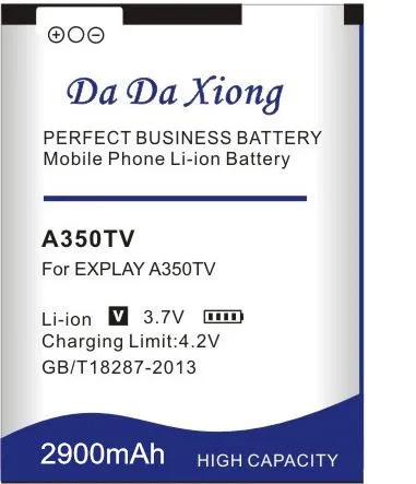 Высококачественные 2900mAh A350TV Мобильный телефон батареи подходят для Explay battery|mobile