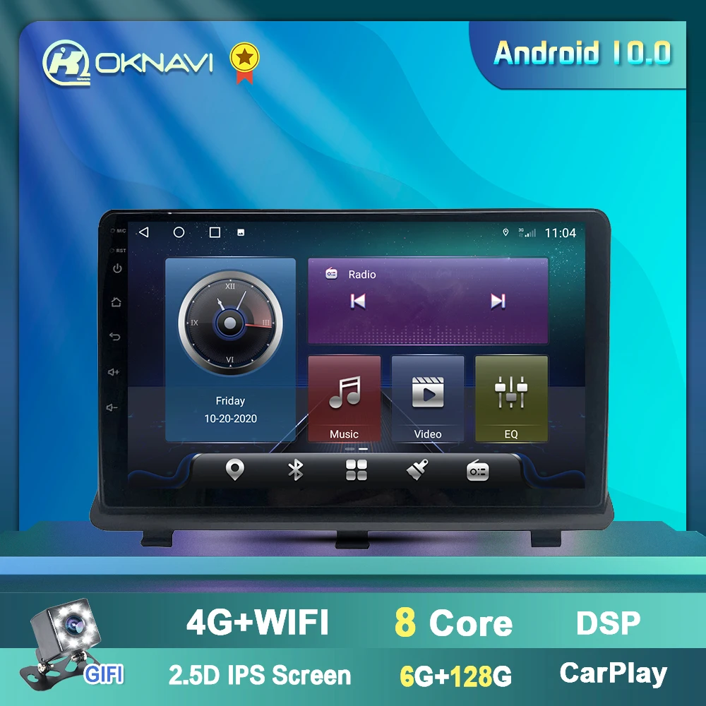 

Автомобильный мультимедийный проигрыватель, стерео-система на Android 10,0, с 9 "экраном, GPS, Wi-Fi, 4G, камерой DSP, Bluetooth, без DVD, для Opel Antara, типоразмер 2 ...