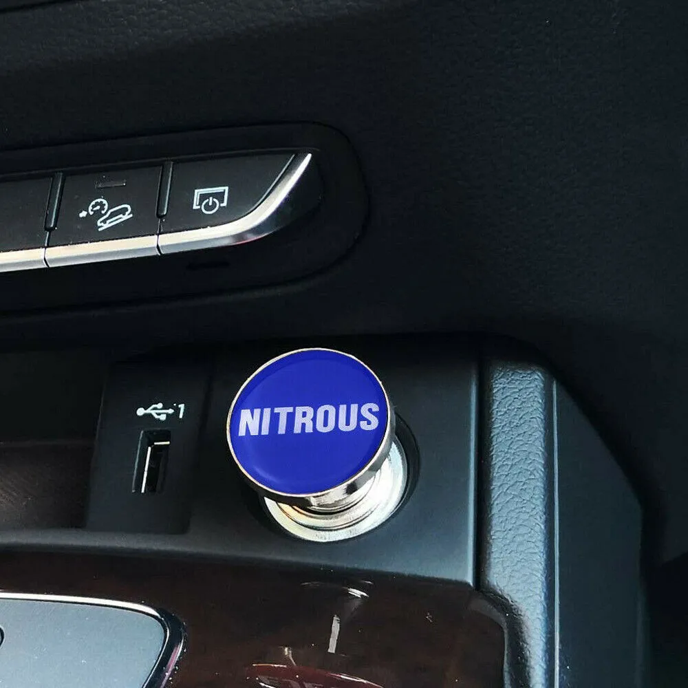 

1Pcs Universal Car Charger Cigarette Lighter Plug Car Styling Universal Blue Dust Cover Interior Accessories