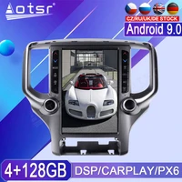 android 9 tape radio recorder for dodge ram 2018 2019 2020 car multimedia player stereo head unit px6 tesla gps navi auto audio