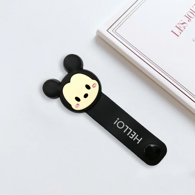 Micky Милый защитный кабель для передачи данных, защитный чехол для кабеля, чехол для iPhone, usb-кабель для зарядки для iPhone xr - Цвет: Micky