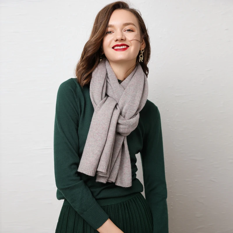 Новые женские шарфы сохраняют тепло повседневные и удобные зимний шарф из 100%