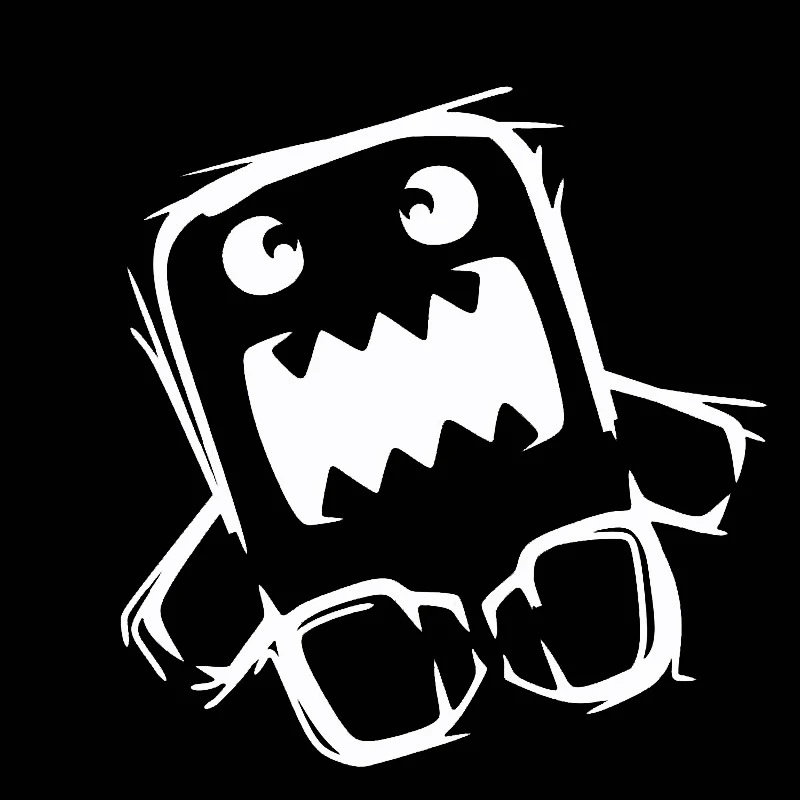 13 см x 1 2 Φ Domo Kun японские забавные автомобильные наклейки для дрифта