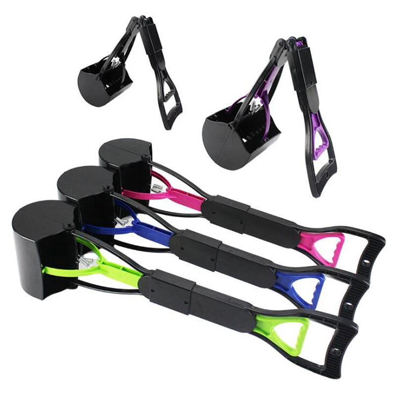 

Large Folding Long Handle Dog Cat Pet Pooper Scooper Jaw Poop Scoop Clean Pick Up Waste Drop Shipping Pet Supplies Waste Picker