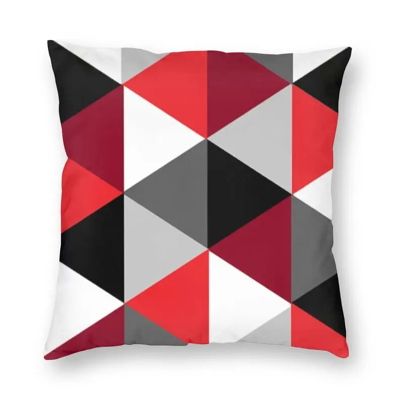 

Красочные Треугольники геометрический узор Подушка Чехол домашнего декора подушка с абстрактным изображением крышка Подушка для дивана д...