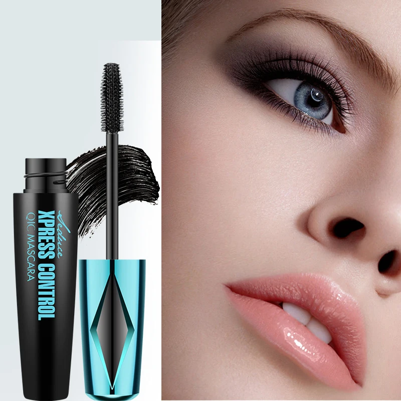 4D Черная тушь для ресниц Водостойкая наращивания густая Удлиняющая Тушь
