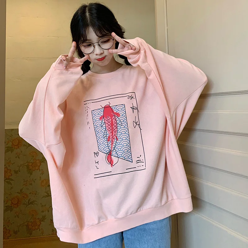 

Настоящая Осенняя футболка в Корейском стиле, новая тонкая футболка с круглым вырезом и длинными рукавами