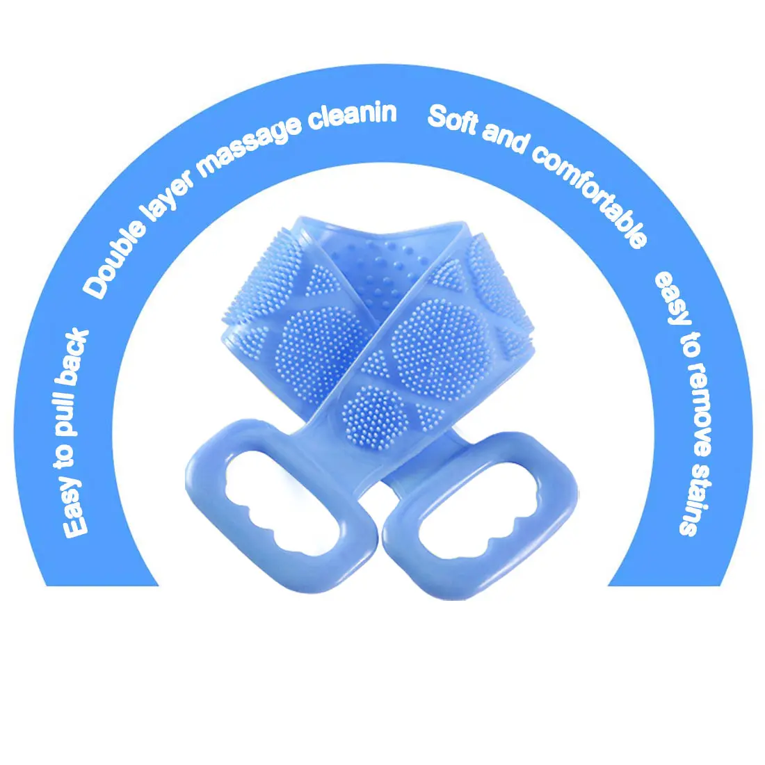 

Magic Silicone Cleaning Brush Bath Towel Rub Back Mud Whole Body Peeling Body Massage Shower Lengthening Cleaner Skin Bathroom