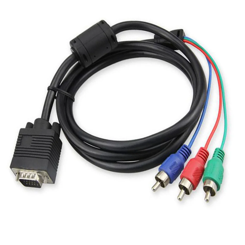 15-pin VGA/AV 3RCA линия vja до трех переходник lotus кабель ТВ компьютерный