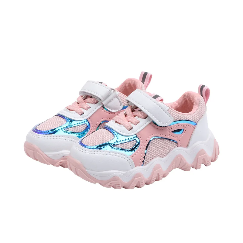 

2021 New Kids Boy Dad Sneaker Children Sport Athletic Breathable Fall Trainers Outdoor Girls Boys Mesh Children Sneakers E03084