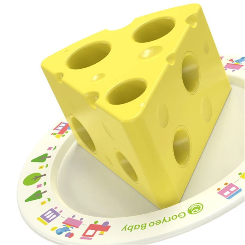 

50LE Cat and Mouse Game Cheese Maze Children's Toys Early Education Fun Interaction for Toddler Boys Girls 4-10 Years Old