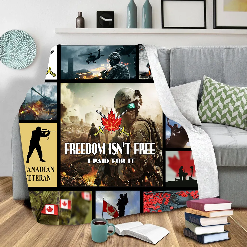 Теплое одеяло Irisbell Freedom Theme Sherpa теплое покрывало для дивана кушетки спальни