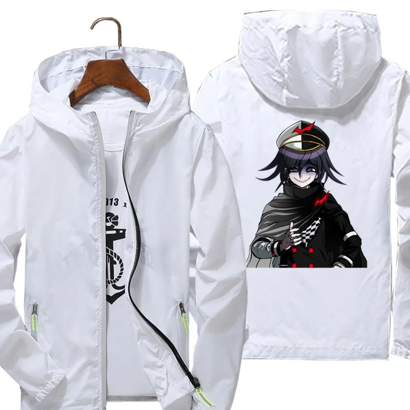 

Мужские и женские куртки на заказ Danganronpa Oma Kokichi 3, тонкая верхняя одежда, ветрозащитные куртки, ветрозащитное пальто, спортивная одежда для у...