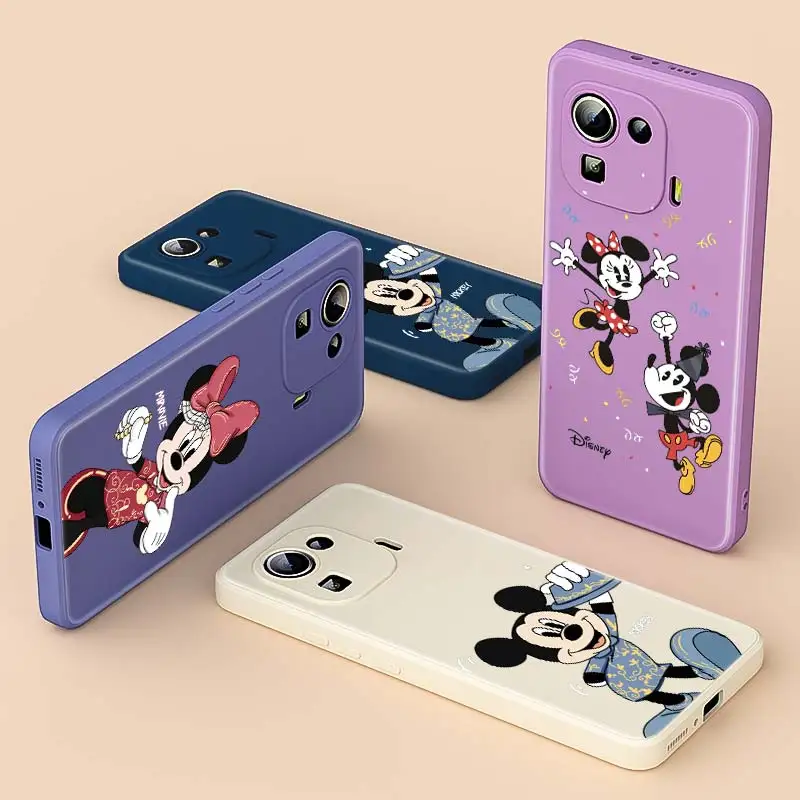 

Mickey Cute Fashion Disney Liquid Silicone Capa Phone Case For Xiaomi 11 Ultra 10T 10S 10i 10 9 11T 11i 9SE 8SE Pro Lite 5G