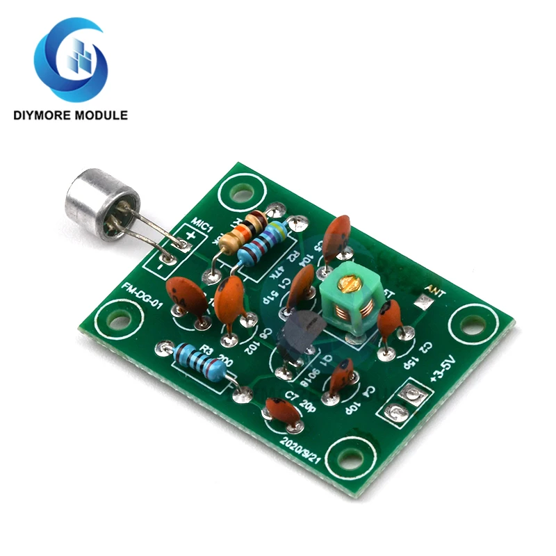 FM модуль приемника-передатчика мини-беспроводной микрофон Ham Радио