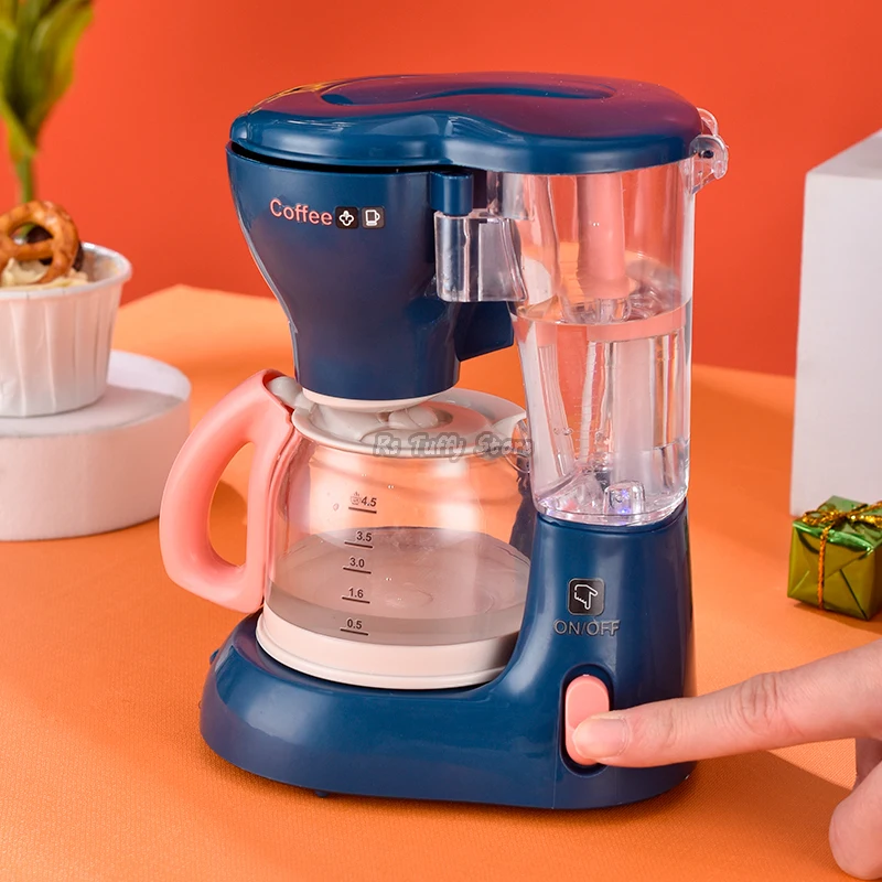 kitchen kids play house simulation electric life household appliances with light sound bread maker oven coffee machine girl toys free global shipping