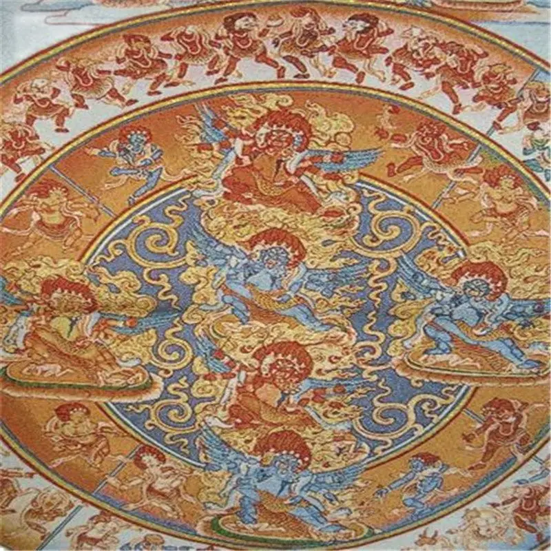 Nepal Thangka наш магазин открылся Недавно продвижение Золото Шелковый плетеный
