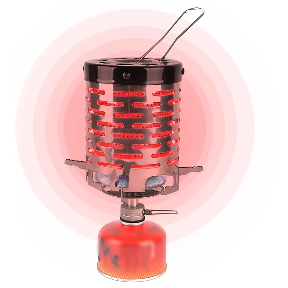 

Mini Heater Stove Burner Windshield Outdoor Camping Gas Heater Stove Portable Stainless Steel Warmer Heating Cover Equipment