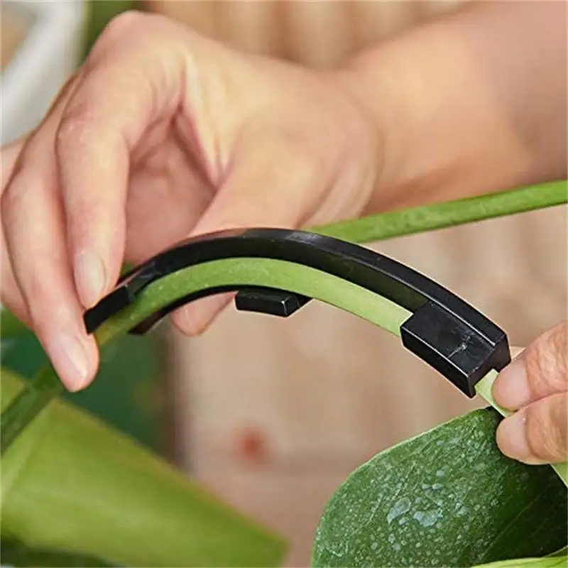 

10PCS Black Plant Bender Clips Twig Clamps Branche Bender Plant Trainer Clip Plastic For Low Stress Training Curved Plant Bender