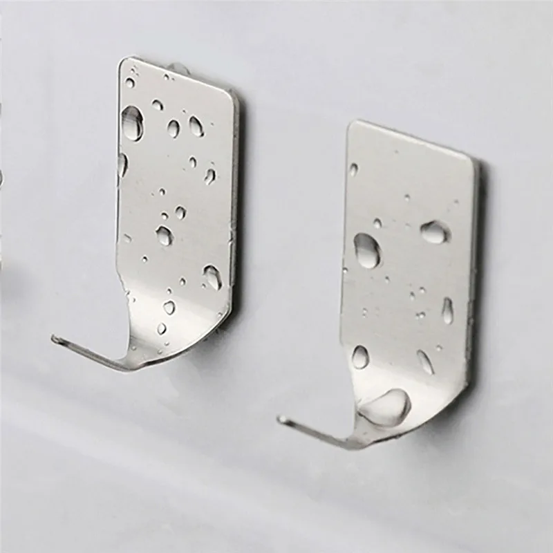 8 шт. самоклеящиеся водонепроницаемые крючки из нержавеющей стали | Дом и сад