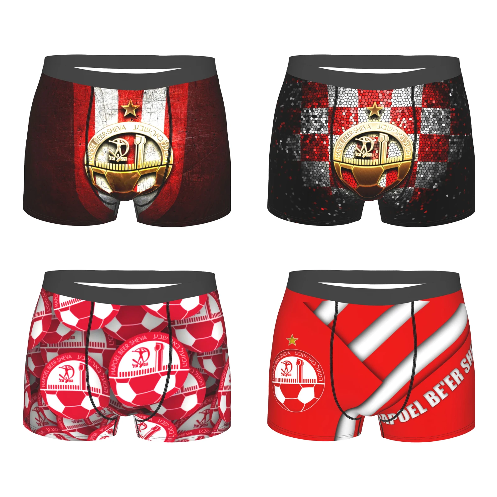 

Israel Hapoel Beer Sheva Fc Men's Lightweight Micro-Stretch Boxer Briefs