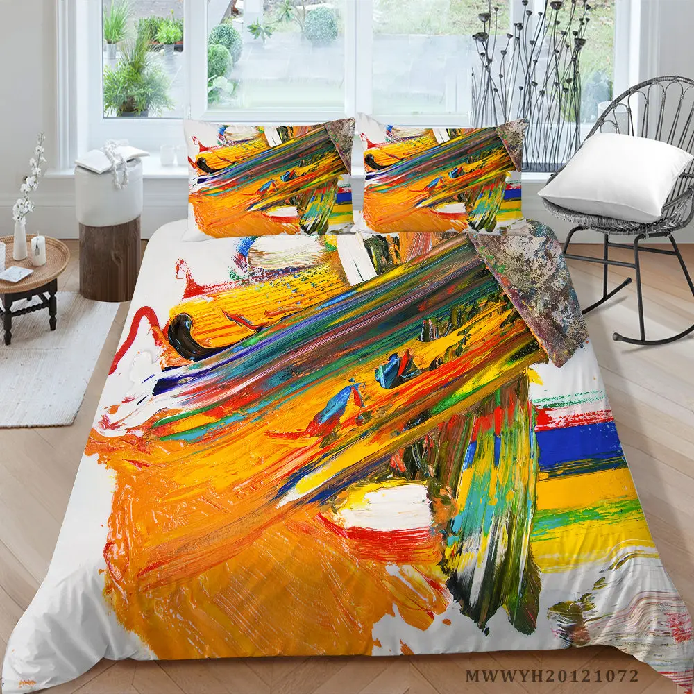 

Bird Print Bedding Set Single Lifelike Nature Duvet Cover Oil Painting Double Twin Full King Queen Size Bed Set Waterfowl