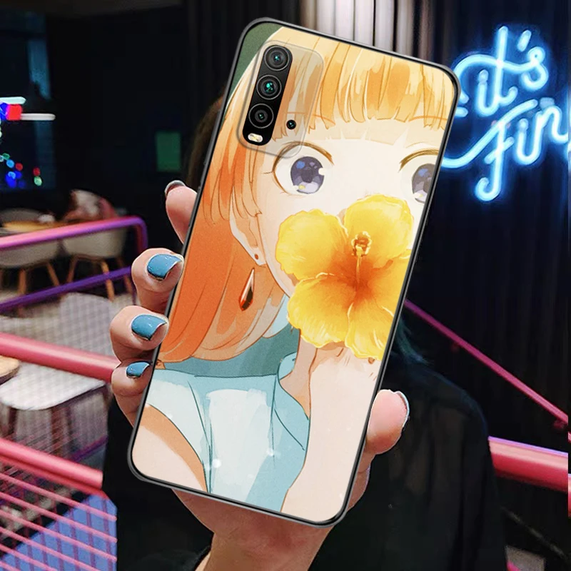 

N-Narutos Sasuked Kakashi Gaara Painting Phone Case Redmi 9 9 Pro 9T 9A 9C Redmi Note 9 9S Pro Max Carcasa Coque Soft