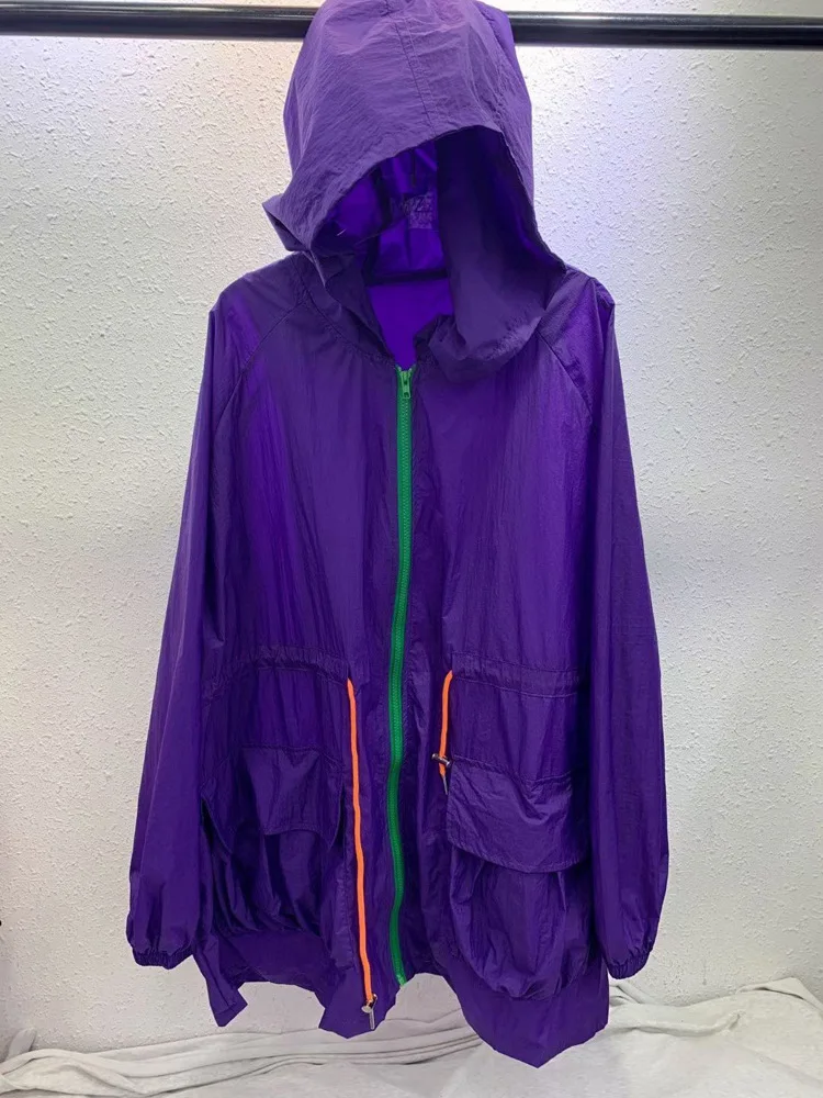 

QING MO Purple Women Summer Set 2021 Women Adjustable Waist Coat + Short Pants Casual Solid Two Piece Suit ZQY7014