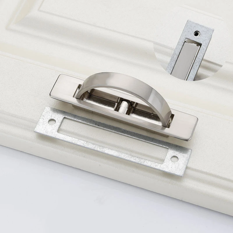 

Hidden Handles Zinc Alloy Door Embedded Handles Modern Pull Cover Invisible Minimalist Hardware Hidden Door Pull Embedded Button