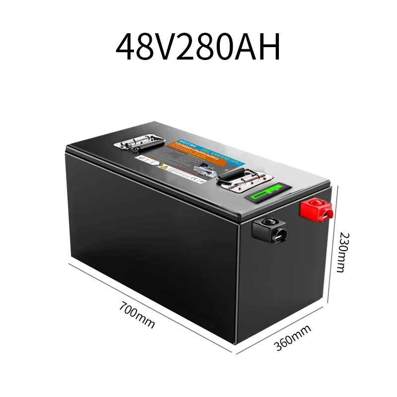 Литий-железо-фосфатный Аккумулятор LifePo4 с Bluetooth для хранения солнечной энергии и