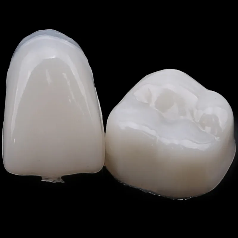 

Resin Porcelain Materials Temporary Teeth Crown Realistic Oral Care Teeth Whitening Anterior Molar Crown Dental Crowns 1Set