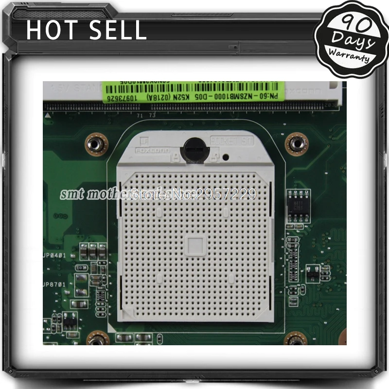 

For Asus Motherboard A52N X52N K52N REV2.1 Mainboard Motherboard S-6