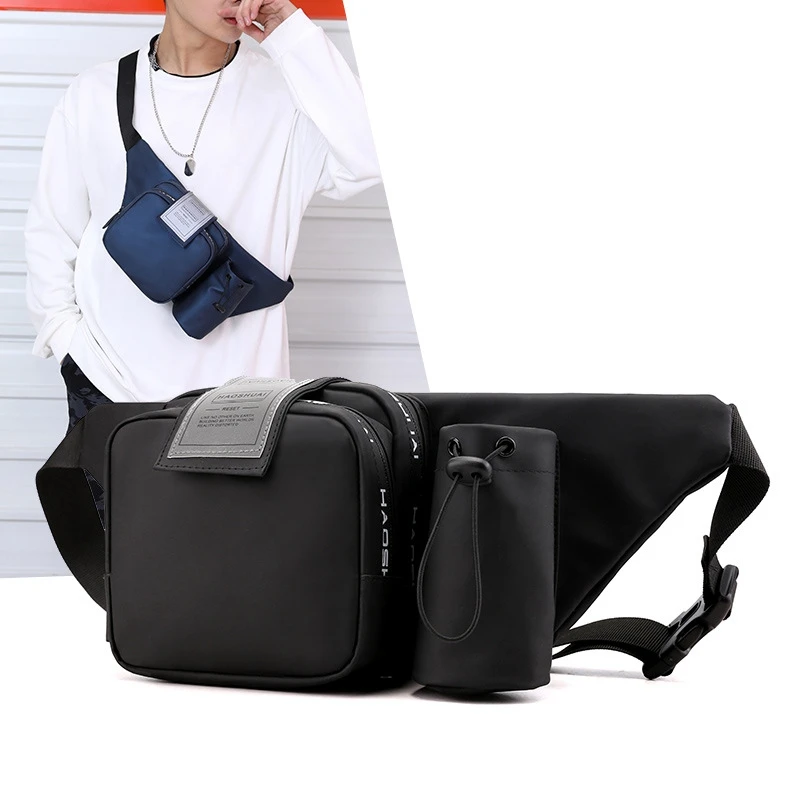 Weysfor Vogue 2020 New Multi-use Outdoor Sports Waist Bag Shoulder Messenger Bag Portable Chest Bag with Water Bottle Holder