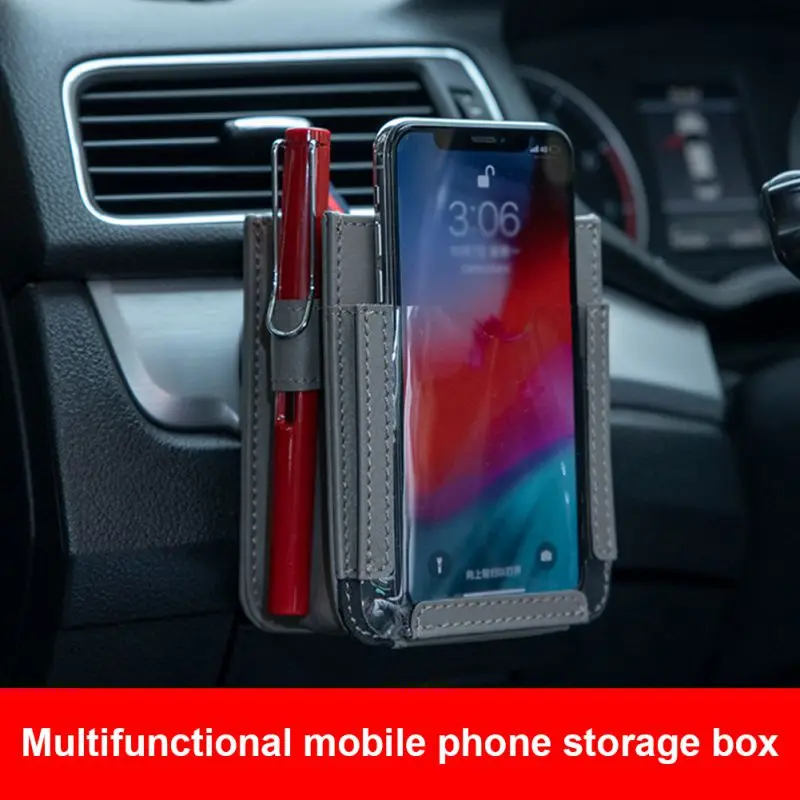 Car Air Outlet Pockets Multi-function Phone Storage Bag Hanging Creative Box For Interior Accessories | Дом и сад