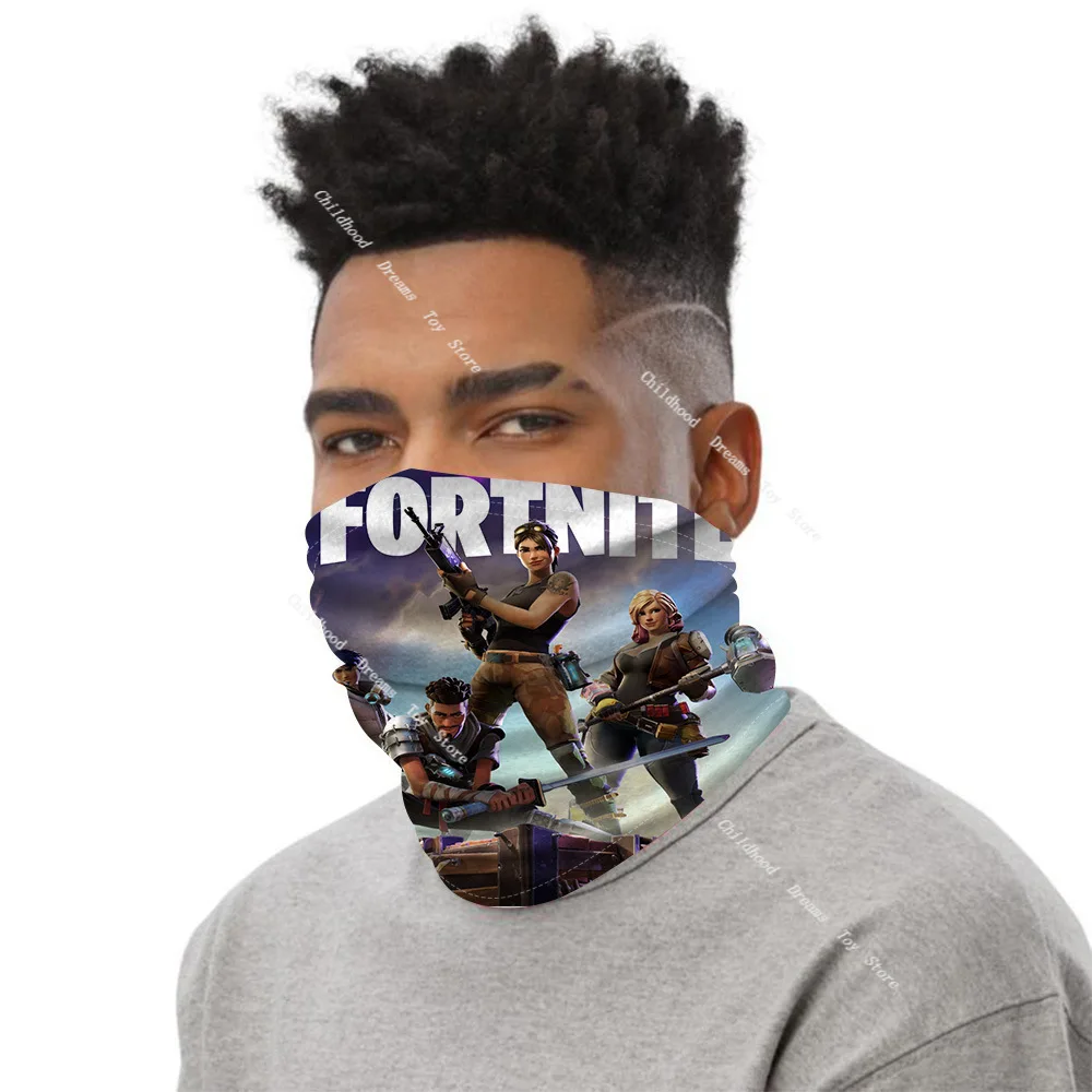 Шарф Fortnite для защиты лица взрослых шарф унисекс подростков защита от пыли с