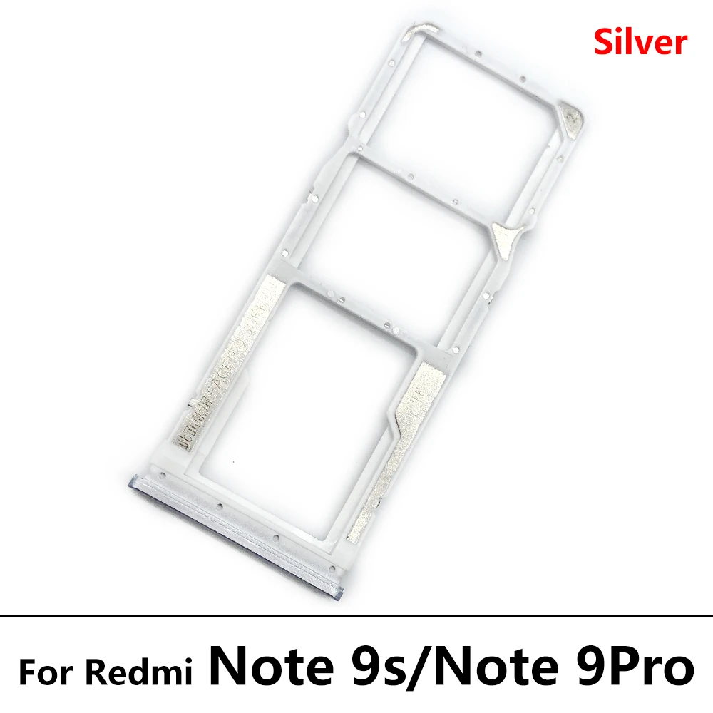 Держатель слота для SIM-карты 2 шт. аксессуары Xiaomi Redmi Note 9 держатель лотка Sim-карты Pro